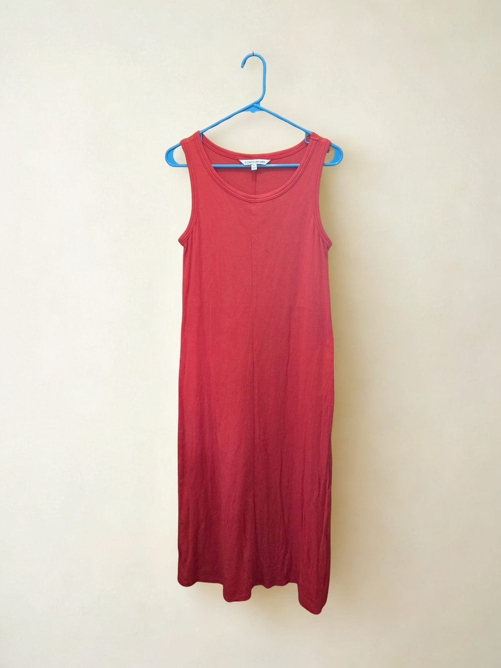 Elizabeth and James Red Sleeveless Tank Dress